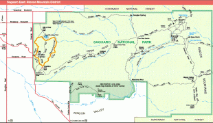 Karte (Kartografie)-Eastern District-Saguaro-East-Map.gif