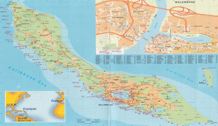 Karte (Kartografie)-Curaçao-Curacao.jpg