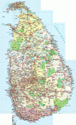 Karte (Kartografie)-Sri Lanka-Sri-Lanka-Tourist-Map.jpg