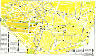 Географическая карта-Дамаск-Damascus-Tourist-map.jpg