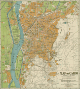 Карта (мапа)-Каиро-Cairo_map1933_Nicohosoff.jpg