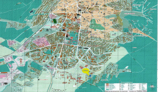 Kaart (kartograafia)-Priština-EULEX-PrishtinaMap.jpg