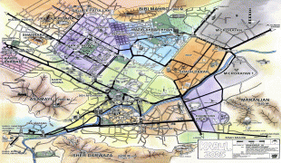Karte (Kartografie)-Kabul-Kabul-City-Map.jpg
