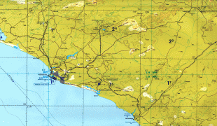 Kaart (cartografie)-Monrovia (Liberia)-Carta-Nautica-de-la-Region-de-Monrovia-y-Buchanan-Liberia-10993.jpg