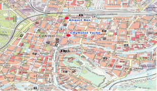 Kaart (kartograafia)-Ljubljana-Map-LJ.jpg