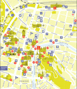 地图-卢布尔雅那-Ljubljana-Slovenia-Tourist-Map.gif