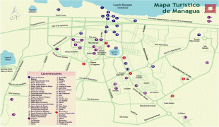 Географическая карта-Манагуа-Managua_Tourist_Map_Nicaragua_2.jpg