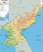 Bản đồ-Triều Tiên-North-Korea-physical-map.gif