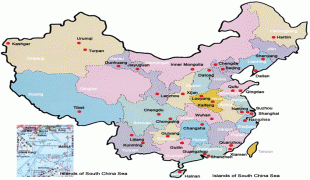 地図 - 鄭州市 (Zhengzhou)