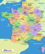 Kaart (kartograafia)-Prantsusmaa-map-of-france-regions.jpg