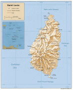 地图-圣卢西亚-Saint_Lucia_Shaded_Relief_Map.gif