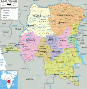 Географическая карта-Демократическая Республика Конго-political-map-of-D-R-of-Con.gif