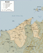 Kaart (cartografie)-Brunei-brunei.jpg