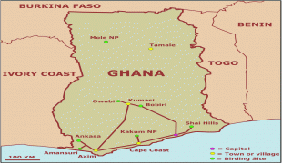 Kaart (kartograafia)-Ghana-ghana-map.jpg