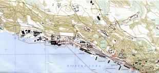 Kaart (kartograafia)-Horvaatia-rijeka_1997.jpg
