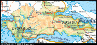 Географическая карта-Центральная Греция-map-of-central-greece.gif