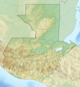 Mapa-Guatemala (štát)-Relief_map_of_Guatemala.jpg