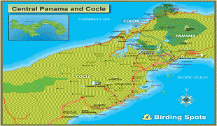 Географічна карта-Панама-Central-Panama-Map.jpg