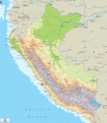 Žemėlapis-Peru-Peru-physical-map.gif