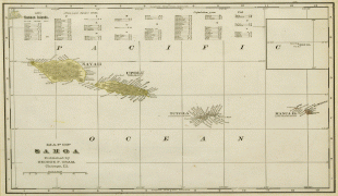 Географическая карта-Самоа (архипелаг)-Samoa_Cram_Map_1896.jpg