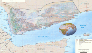 Kaart (kartograafia)-Jeemen-yemen-map.jpg