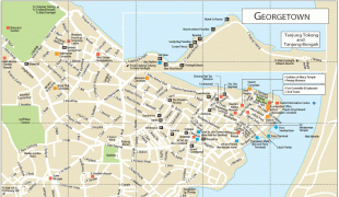 Карта (мапа)-Џорџтаун (Гвајана)-georgetown-penang-map.jpg