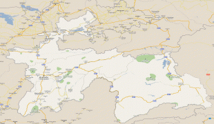 Kaart (cartografie)-Tadzjikistan-tajikistan.jpg