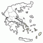 Mapa-Region Wyspy Egejskie Południowe-10818570-political-map-of-greece-with-the-several-states-where-south-aegean-is-highlighted.jpg