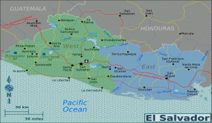 Bản đồ-El Salvador-El-Salvador-regions-Map.png