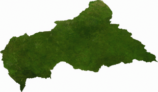 Карта (мапа)-Централноафричка Република-Satellite_map_of_the_Central_African_Republic.png
