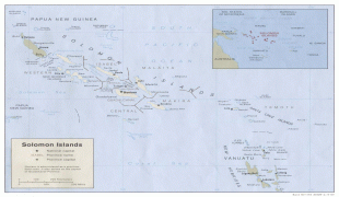 Kaart (kartograafia)-Saalomoni Saared-solomon_islands_pol89.jpg