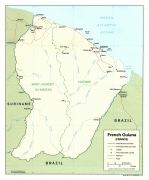 Карта (мапа)-Француска Гвајана-french_guiana_pol92.jpg