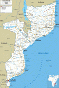 Harita-Mozambik-Mozambique-road-map.gif