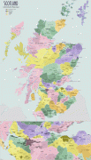 Kort (geografi)-Skotland-Scotland_Administrative_Map_1947.png