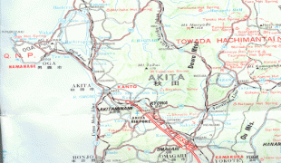 Географическая карта-Акита (префектура)-akita.gif