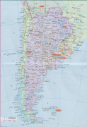 Bản đồ-Á Căn Đình-map_of_argentina_in_chinese.jpg