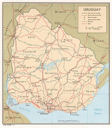 Kaart (cartografie)-Uruguay-uruguay.jpg
