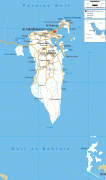 Географическая карта-Бахрейн-Bahrain-road-map.gif