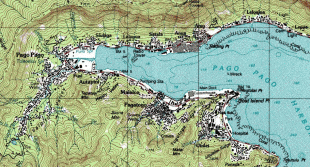 Kaart (cartografie)-Pago Pago-Pago_Pago_Harbor.jpg