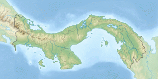 Географічна карта-Панама-Panama_relief_location_map.jpg
