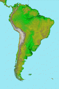 Kaart (cartografie)-Zuid-Amerika-Topographic_map_of_South_America.jpg