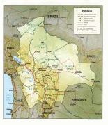 Карта (мапа)-Сукре-Bolivia-Map.jpg