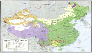 Карта (мапа)-Кина-China-Ethnolinguistic-Groups-Map.jpg