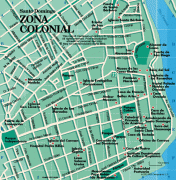 Bản đồ-Santo Domingo-Santo_Domingo_Colonial_Zone_Map.gif