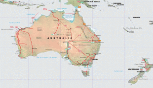 Kaart (kartograafia)-Paapua Uus-Guinea-australia_new_zealand_and_papua_new_guinea_pipelines_map.jpg