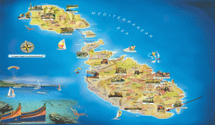 Kaart (cartografie)-Malta (land)-malta_map_large.jpg