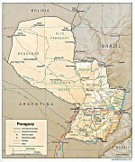 Kaart (cartografie)-Paraguay-paraguay_rel98.jpg
