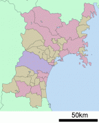 Карта (мапа)-Префектура Мијаги-Miyagi_Prefecture.png