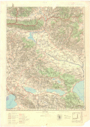 Kaart (kartograafia)-Makedoonia-Detailed_Topographical_Map_of_Macedonia_And_Surrounds_Solun_Region.jpg