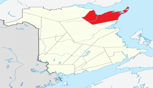 Bản đồ-New Brunswick-Map_of_New_Brunswick_highlighting_Gloucester_County.png